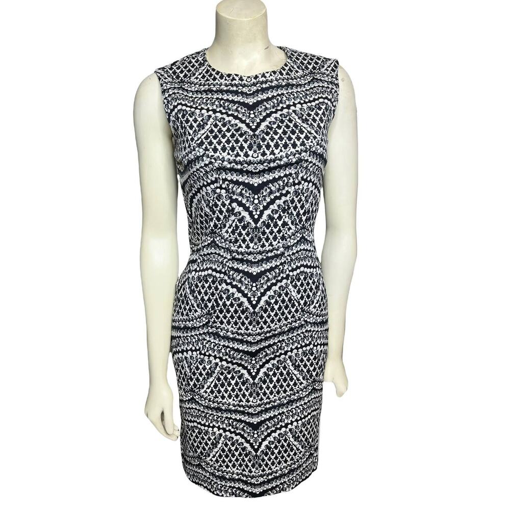 Diane Von Furstenberg Geo Print Sleveless Dress